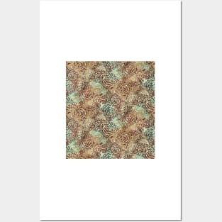 various and intertwined animal skin Posters and Art